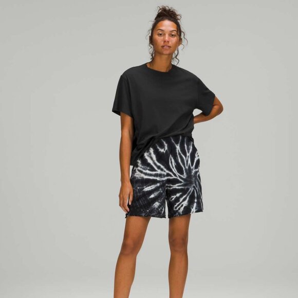 Lululemon Pima Cotton Relaxed Casual Short Sleeve T-Shirt Black 10 NWOT - Picture 5 of 10